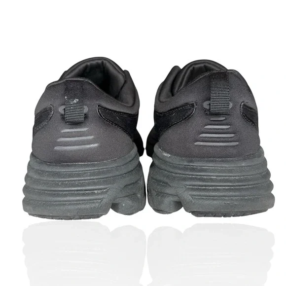 Hoka One One Bondi 8 Wide Shoes Mens‎ 10 D Black BBLC Cushion Comfort Running